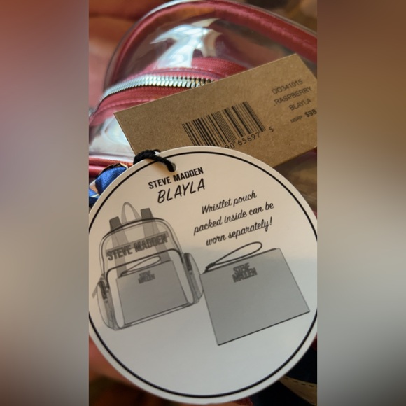 Steve Madden Blayla Backpack with wristlet - Picture 2 of 5